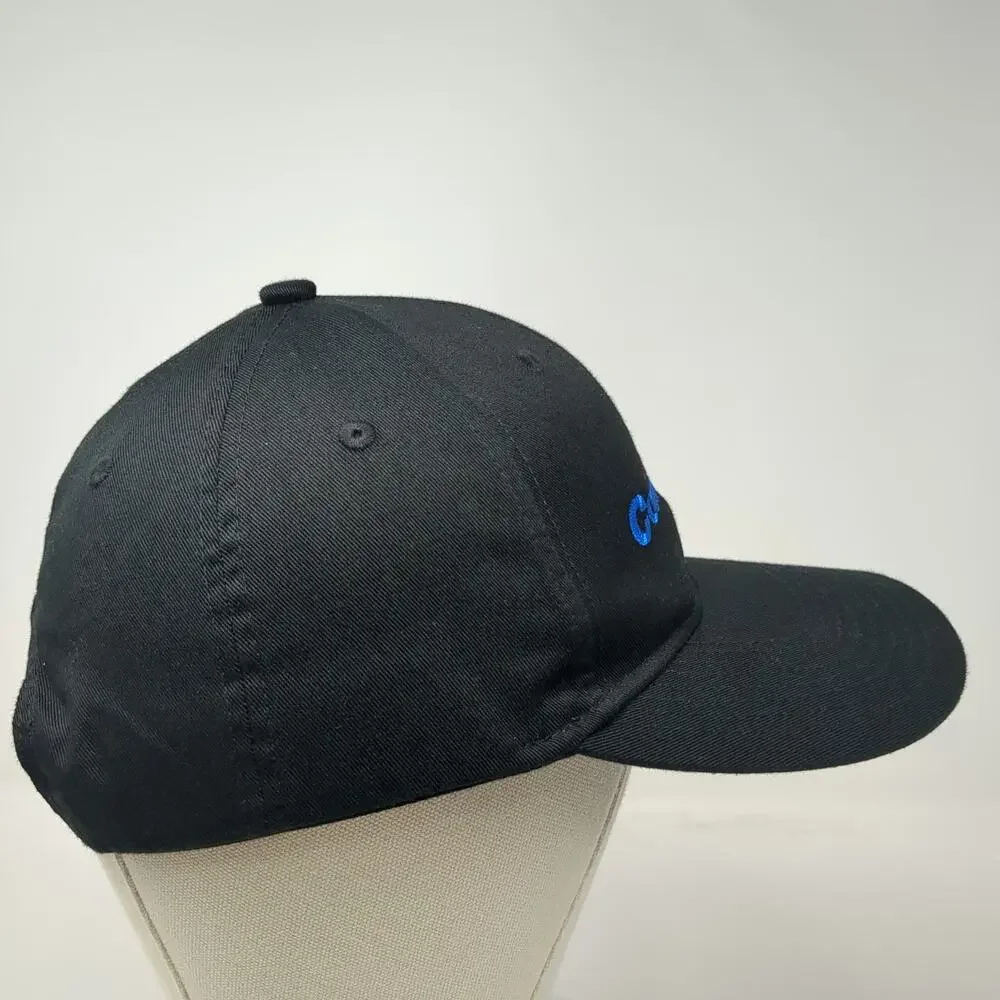 Port Authority Snapback Black One Size Contrans Embroidered Logo Baseball Hat